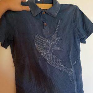 Gap kids polo blue shirt